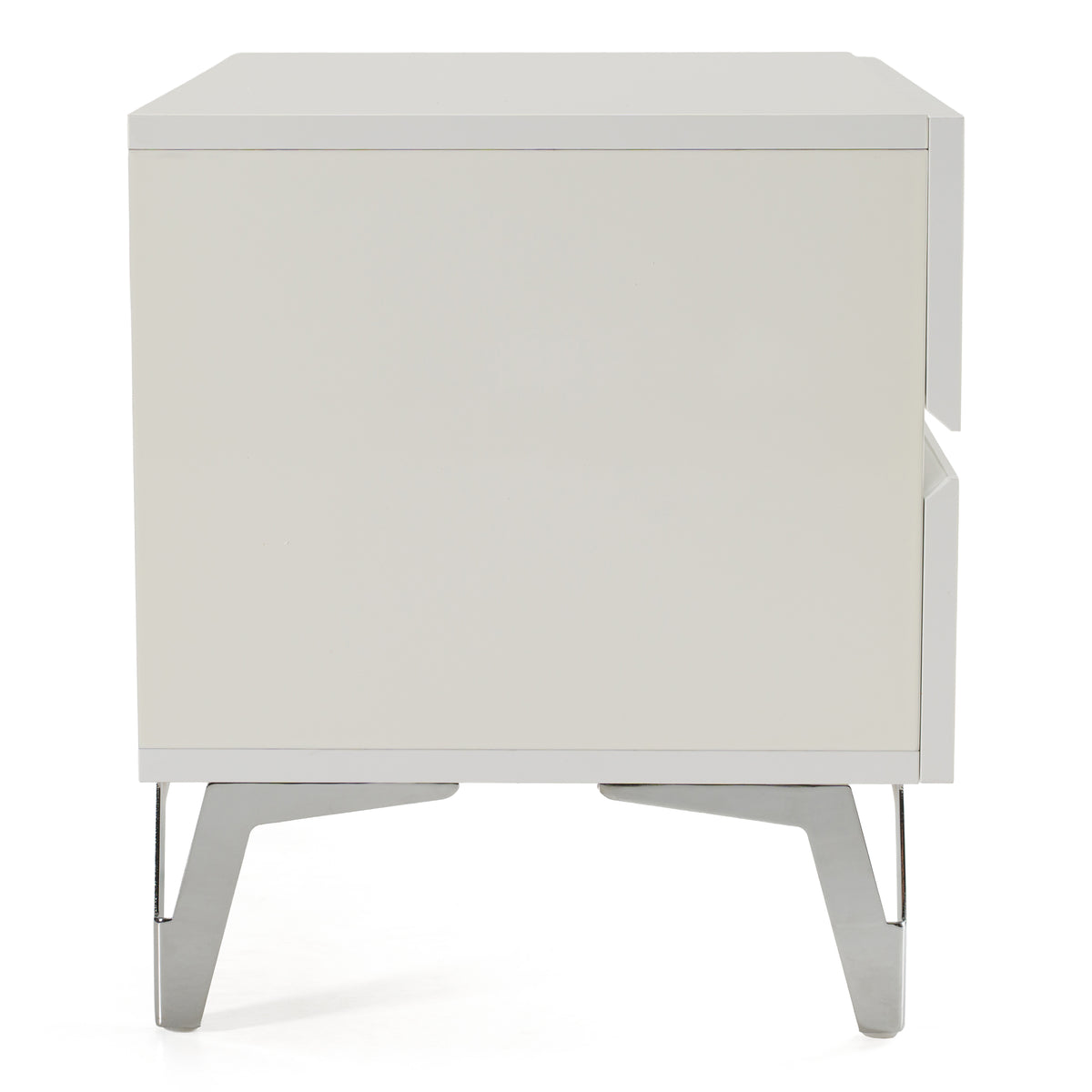 Angela Italian Modern White Nightstand