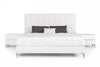 Angela Italian Modern White Eco Leather 4-Piece Bedroom Set