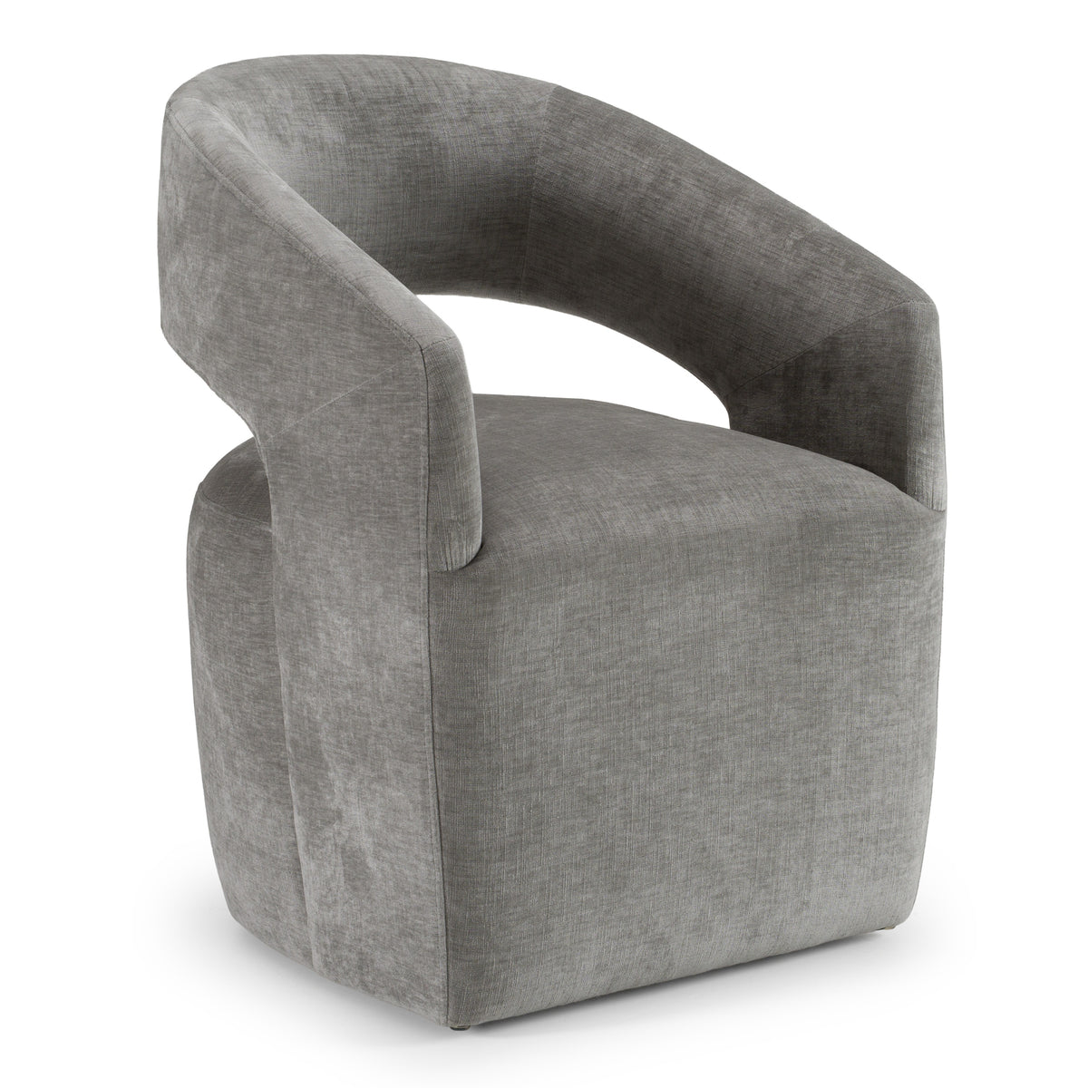 Angie Modern Grey Fabric Dining Chair