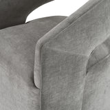 Angie Modern Grey Fabric Dining Chair