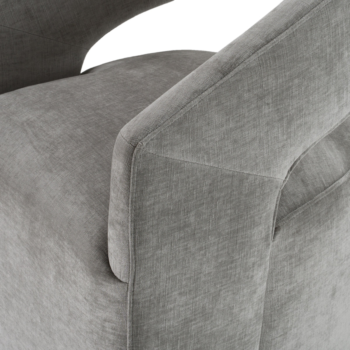 Angie Modern Grey Fabric Dining Chair