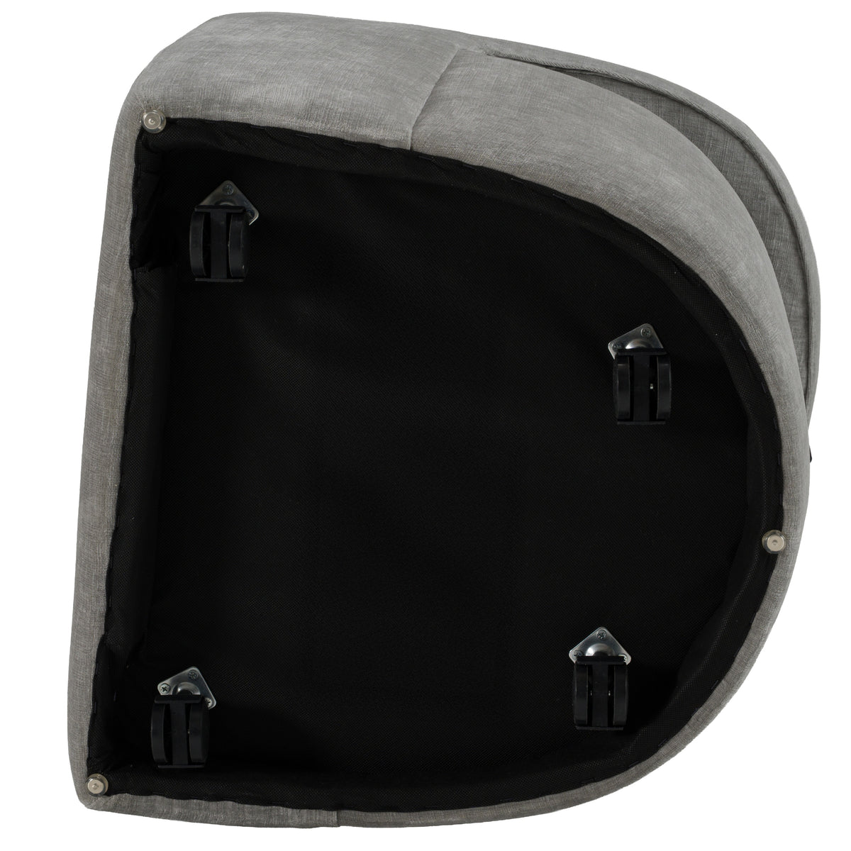 Angie Modern Grey Fabric Dining Chair