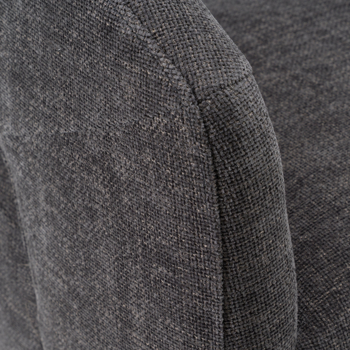 Angie Modern Dark Grey Fabric Dining Chair