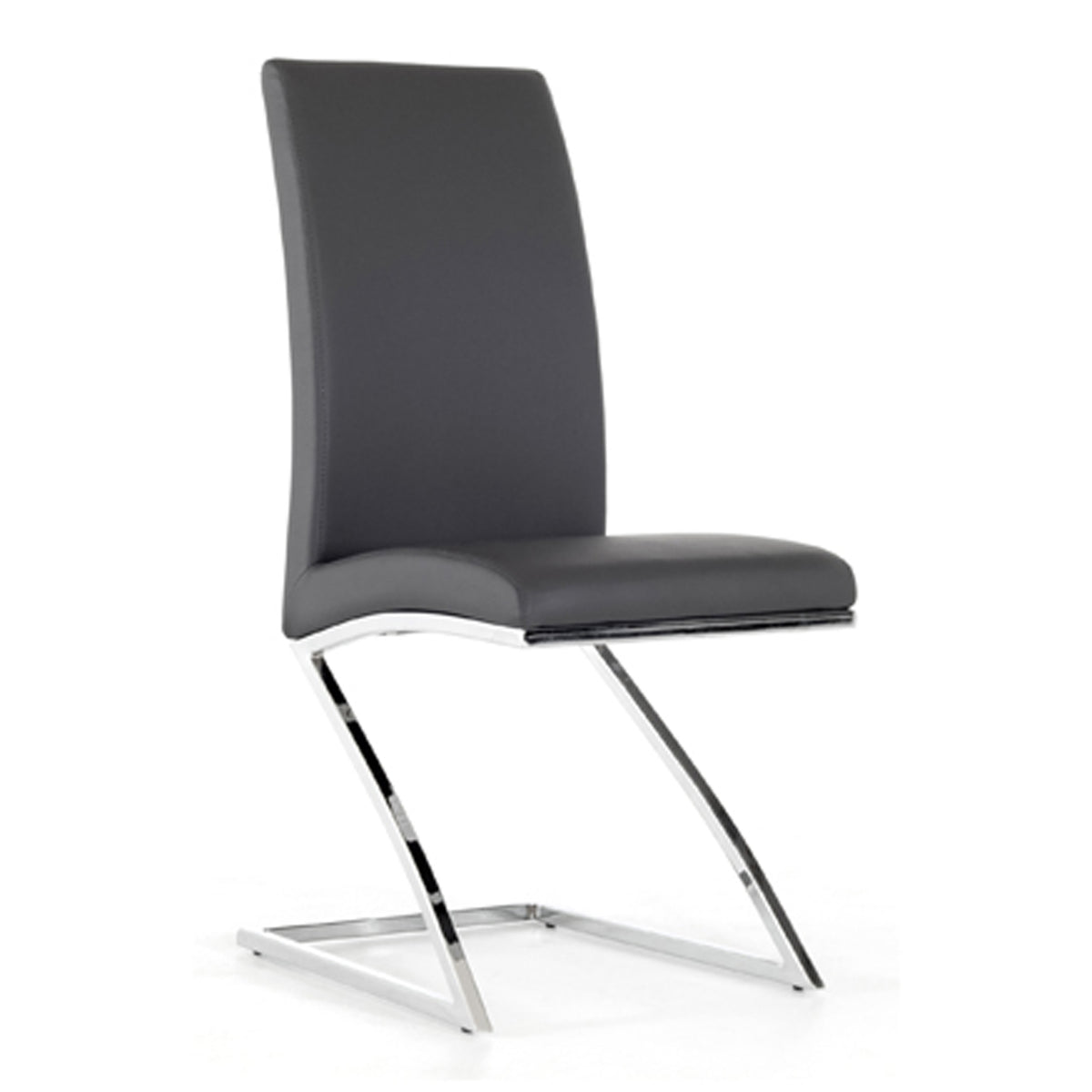 Angora Modern Grey Dining Chair (Set of 2)