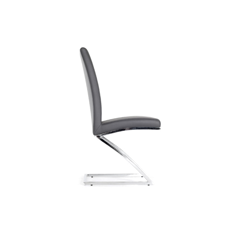 Angora Modern Grey Dining Chair (Set of 2)