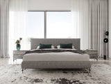 Aria Italian Modern Multi Grey Q Bedroom Set