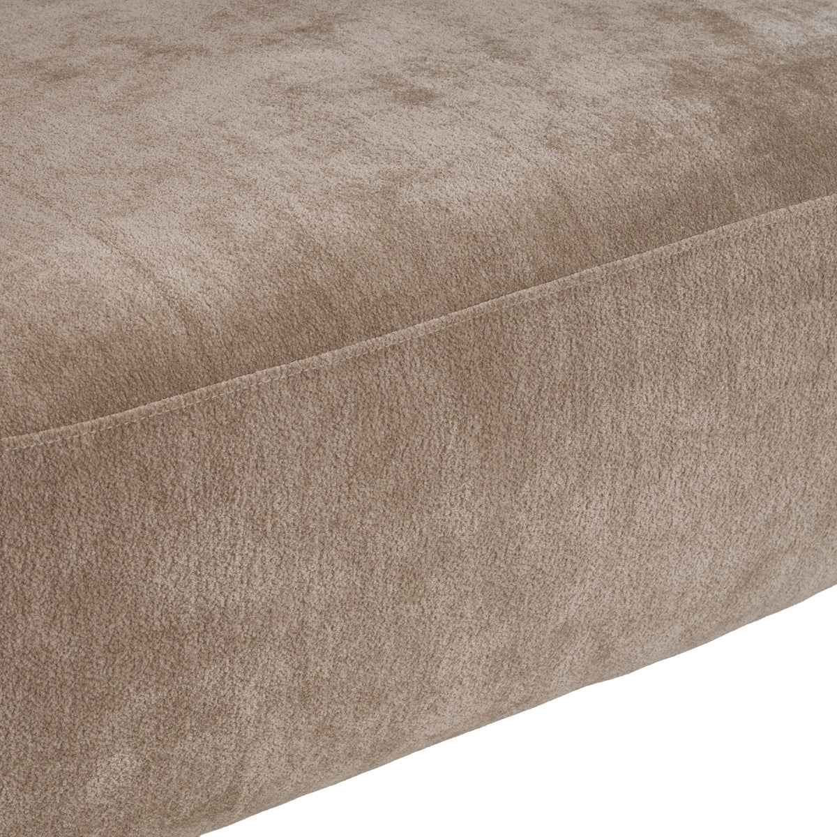 Arnaud Modern Tan Fabric + Brown Oak Accent Chair