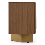 Artizan Modern Walnut + Gold Buffet