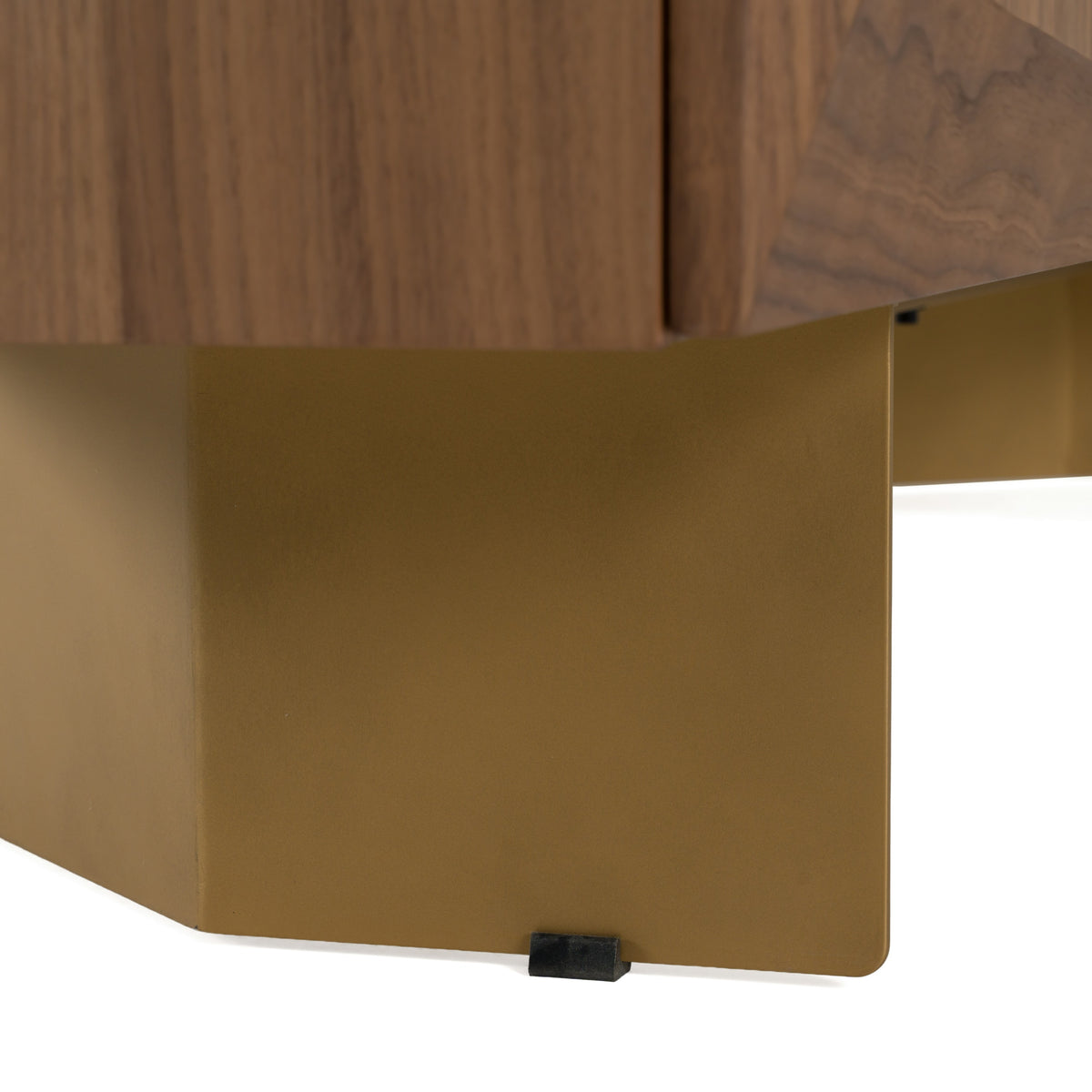 Artizan Modern Walnut + Gold Buffet