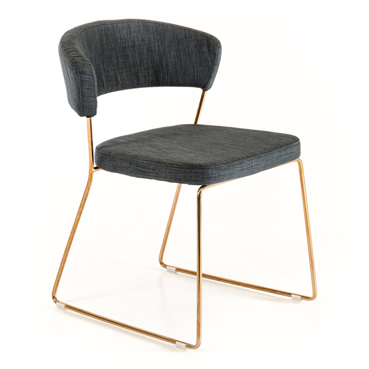 Ashland Modern Grey & Rosegold Dining Chair (Set of 2)