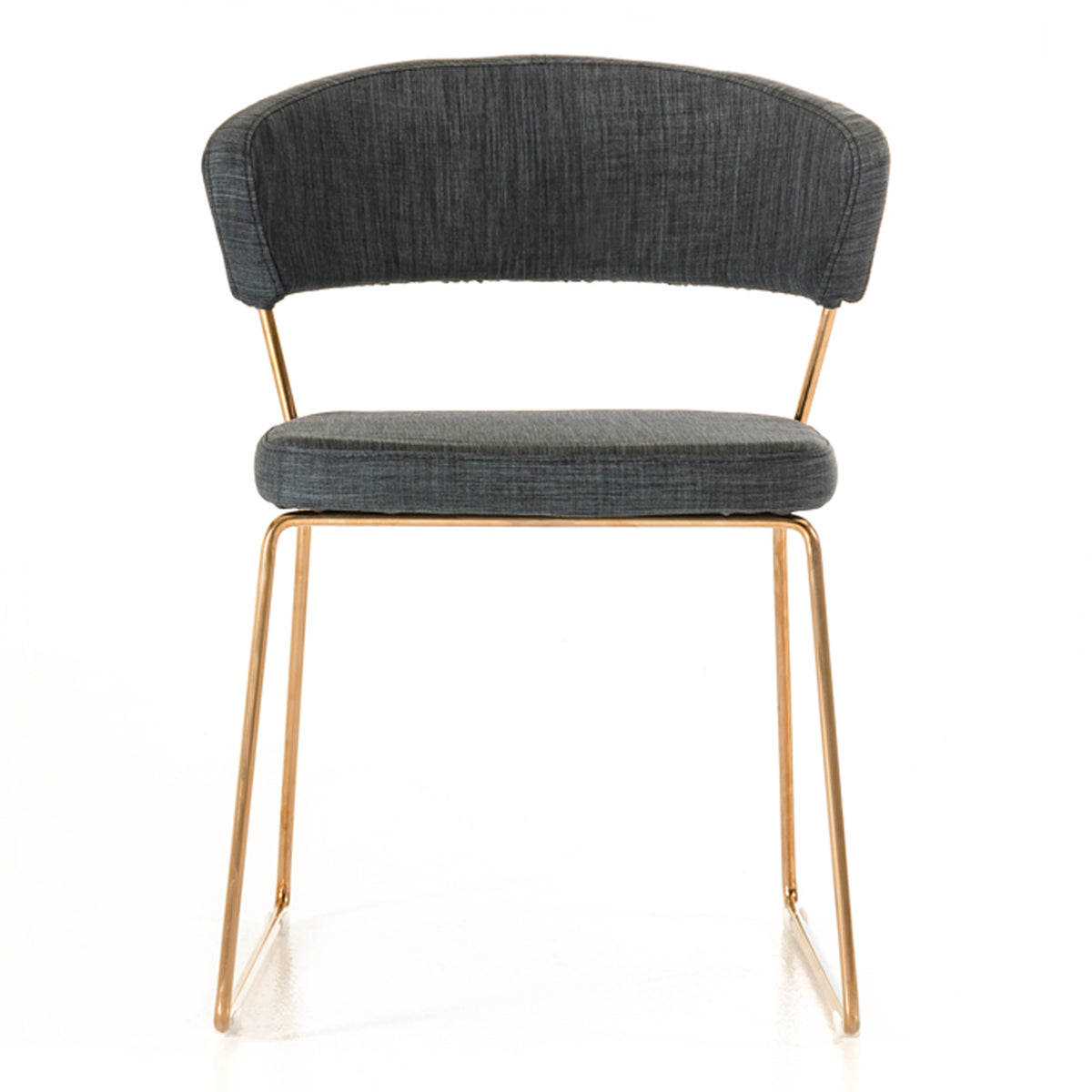 Ashland Modern Grey & Rosegold Dining Chair (Set of 2)
