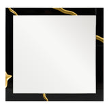 Aspen Modern Black Large Mirror