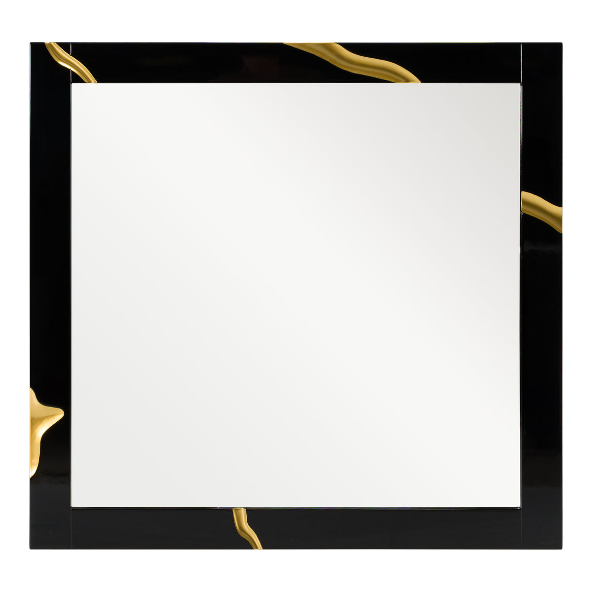 Aspen Modern Black Large Mirror