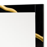 Aspen Modern Black Large Mirror
