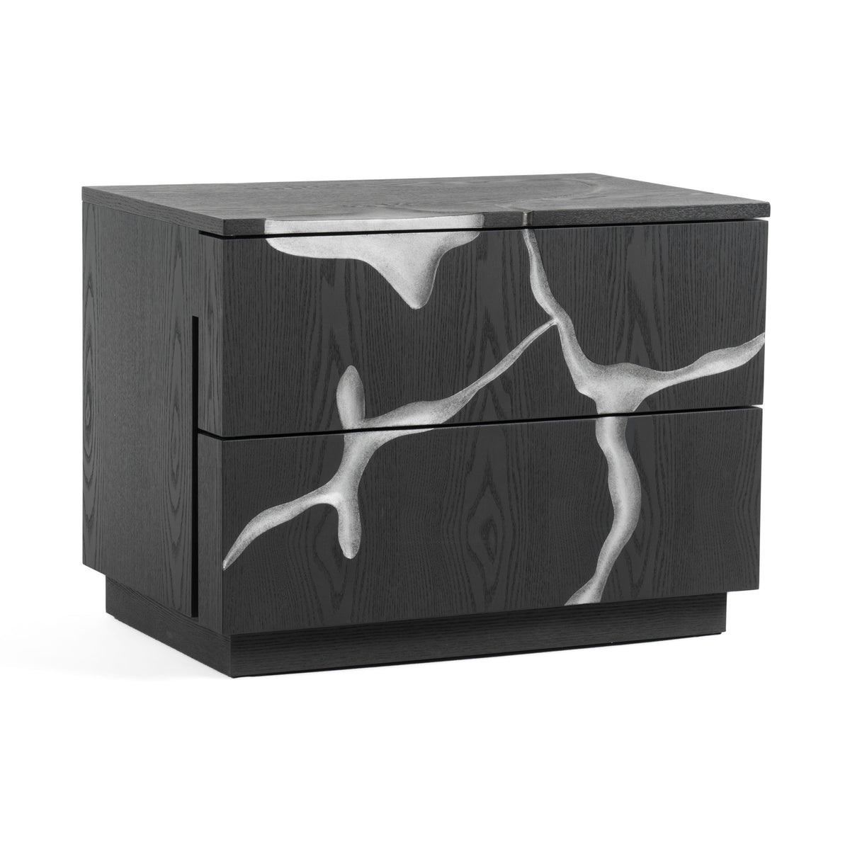 Penelope + Aspen Modern Beige Velvet + Brown Ash Bedroom Set