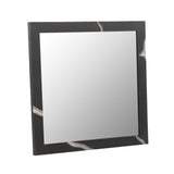 Aspen Modern Matte Brown Ash & Silver Mirror