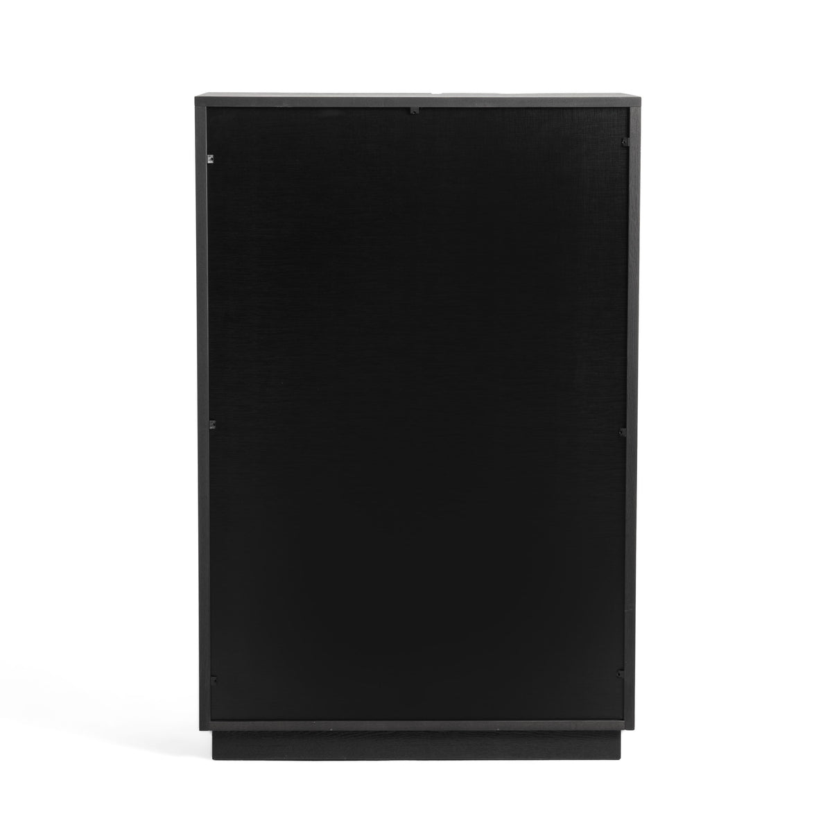 Aspen Modern Matte Brown Ash & Silver Chest