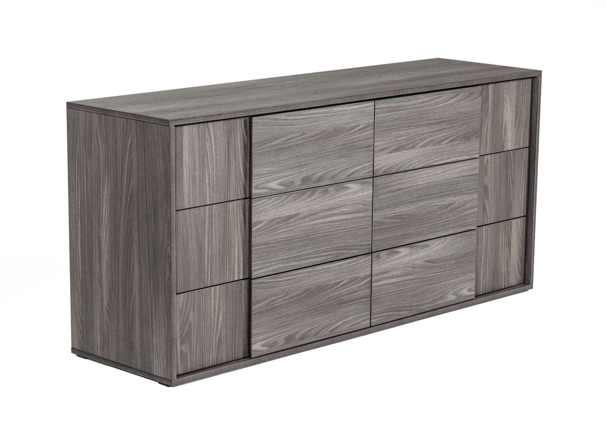 Asus Italian Modern Elm Grey Dresser