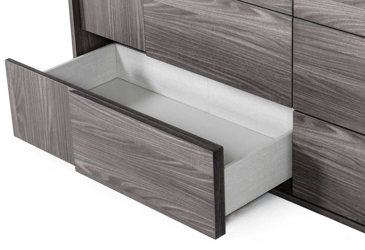 Asus Italian Modern Elm Grey Dresser