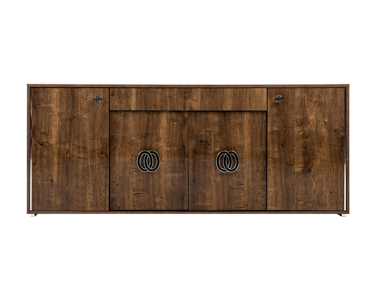 Athen Italian Modern 4-Door Buffet