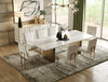 Auer Mid-Century Modern Cream Ash + Gold Buffet