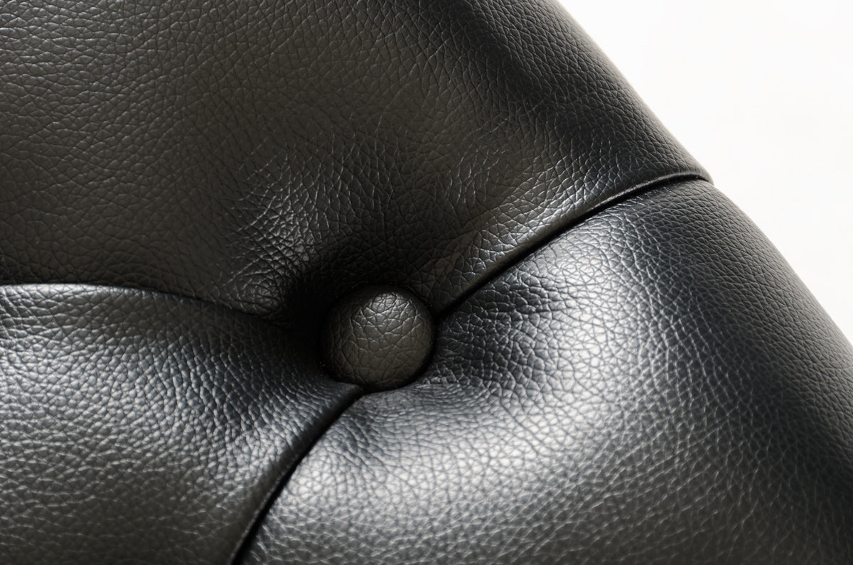 Silvie Modern Black Leatherette Dining Chair