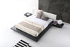 Eastern King Opal Modern Wenge & White Platform Bed