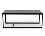 Baca Black Marble + Metal Coffee Table