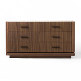 Bailey- Modern Walnut Dresser