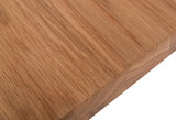 Barnum Industrial Oak and Black Iron Live Edge Dining Table