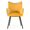 Barrett Modern Yellow Velvet Dining Chair