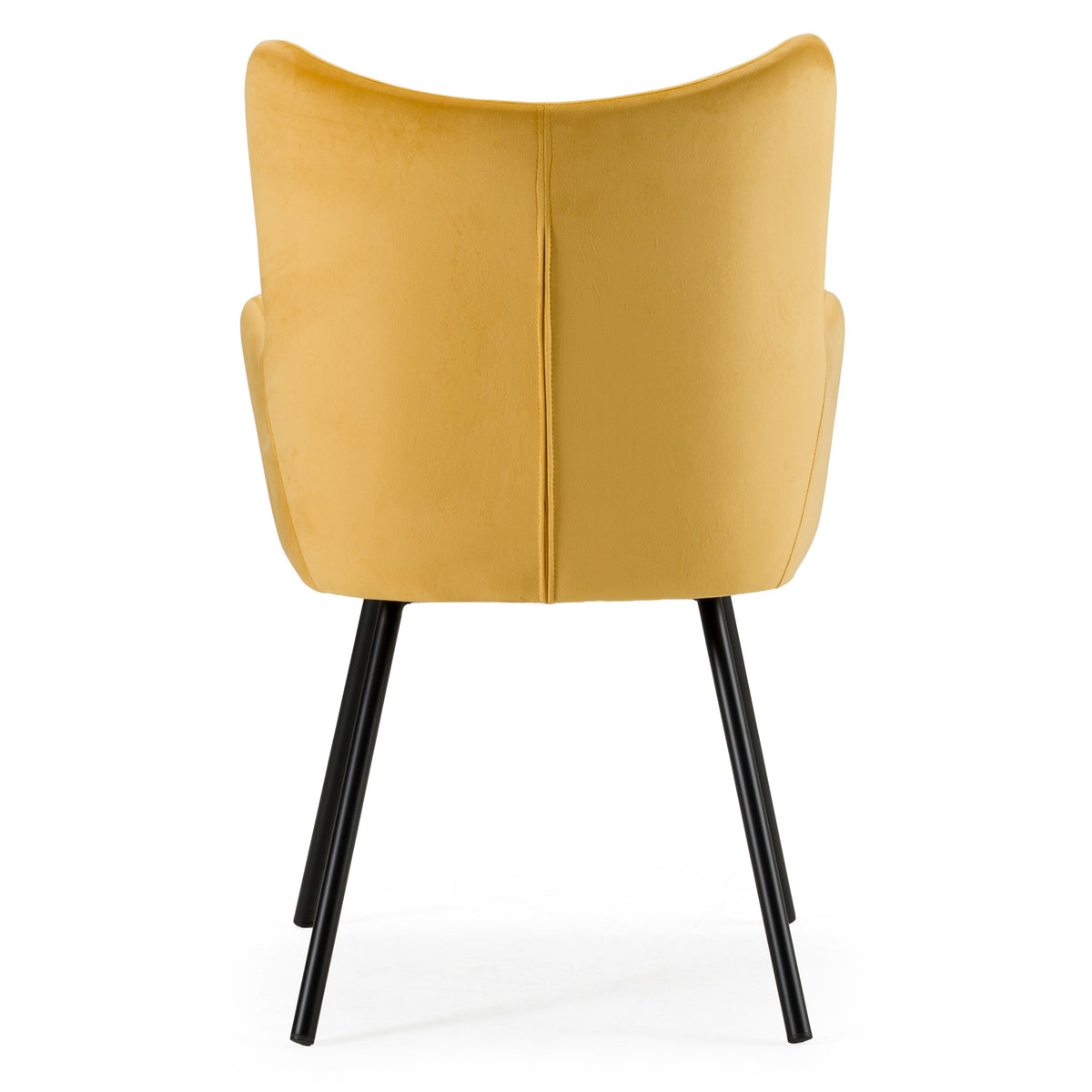 Barrett Modern Yellow Velvet Dining Chair