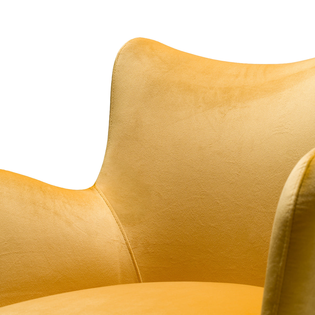 Barrett Modern Yellow Velvet Dining Chair
