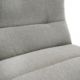Basil Modern Grey Fabric Large Sofa With 3 Electric Recliners