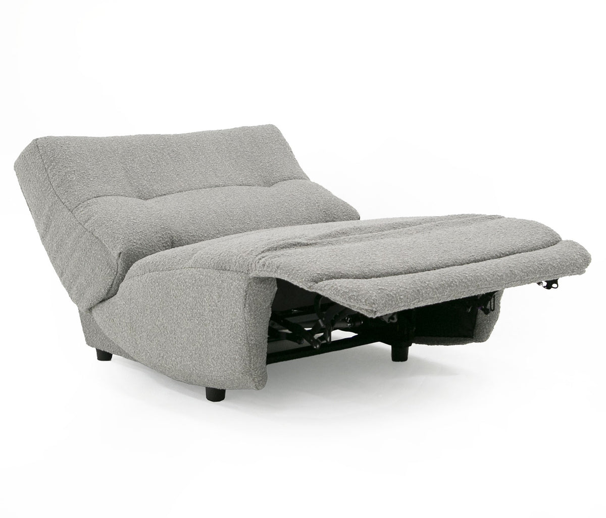 Basil Modern Grey Fabric Large Electric Recliner Chair
