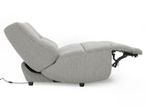 Basil Modern Grey Fabric Large Electric Recliner Chair