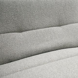 Basil Modern Grey Fabric Small Electric Recliner Chair