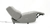 Basil Modern Grey Fabric Small Electric Recliner Chair