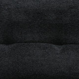 Basil Modern Black Fabric Large Electric Recliner Chair