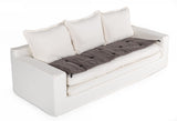 Bayberry Bohemian Dark Grey Fabric Seat Cushion