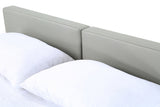 Opal Modern Wenge & Grey Platform Bed