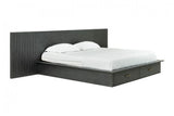 Manchester- Contemporary Platform Dark Grey Bed with Drawers