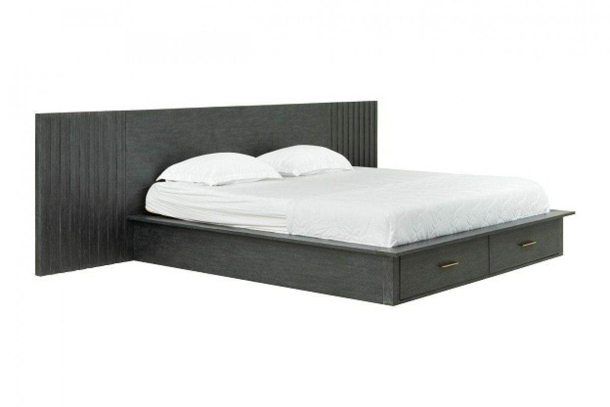 Manchester- Contemporary Dark Grey 4-Piece Bedroom Set