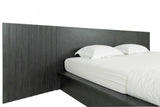 Manchester- Contemporary Platform Dark Grey Bed with Drawers