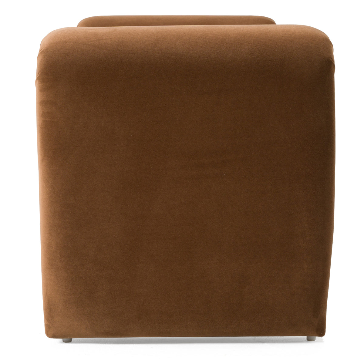 Bentley Modern Brown Velvet Bench