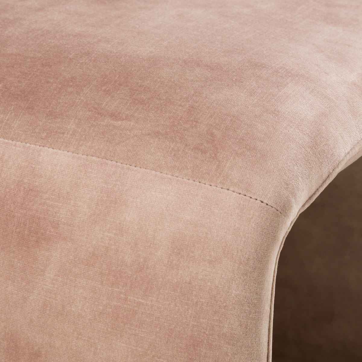 Bergman Modern Light Brown Velvet Dining Chair
