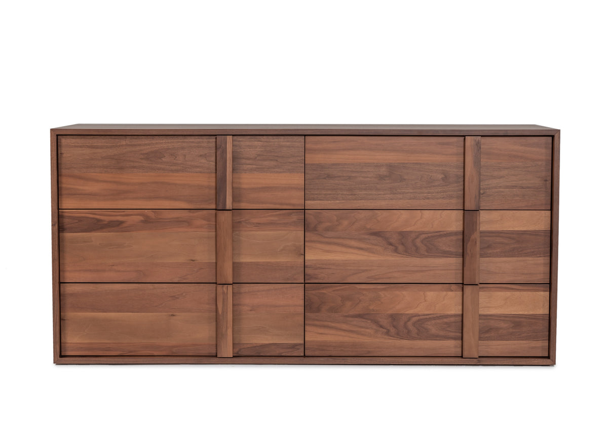 Queen Berlin Modern Walnut Bedroom Set