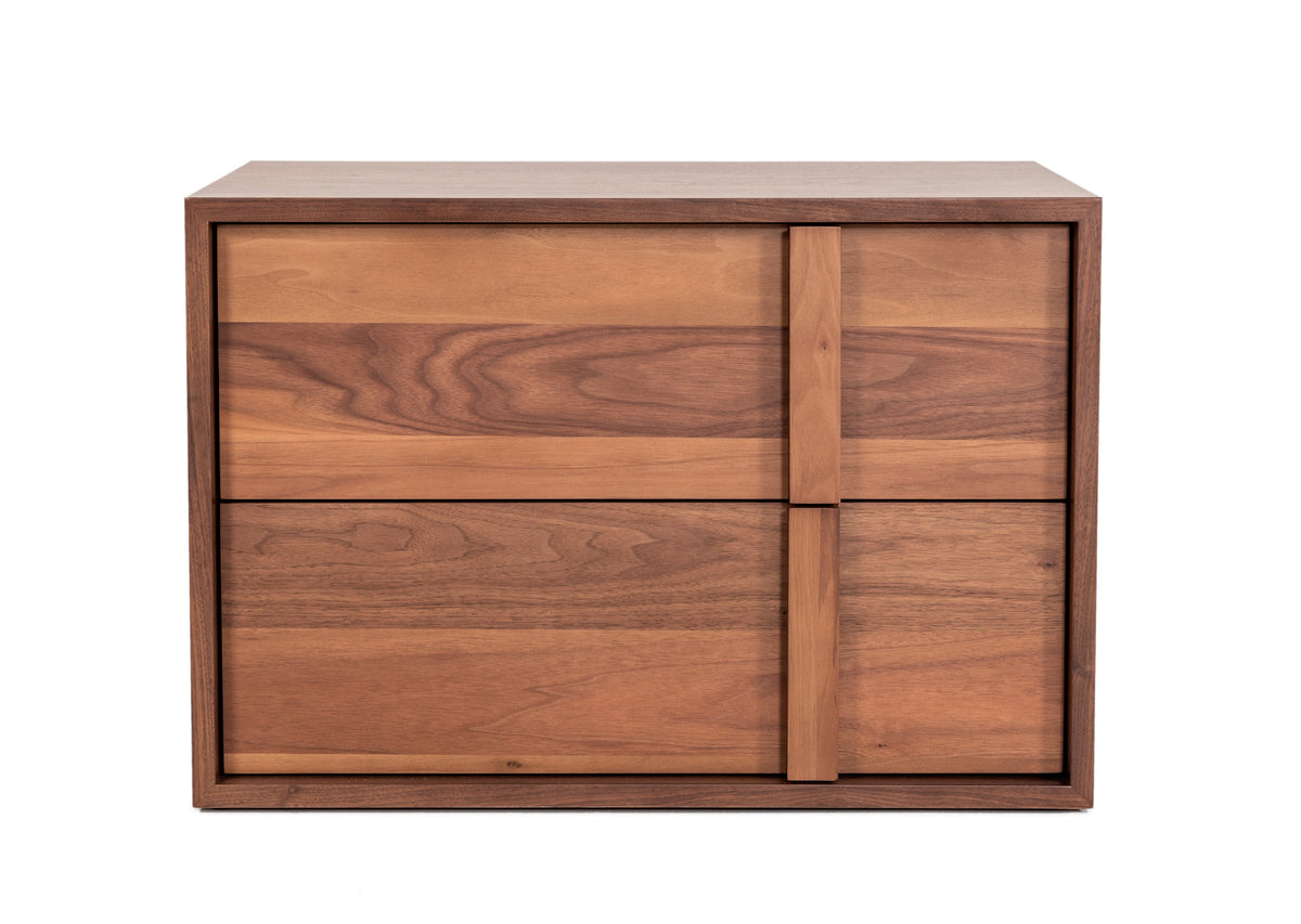 Queen Berlin Modern Walnut Bedroom Set
