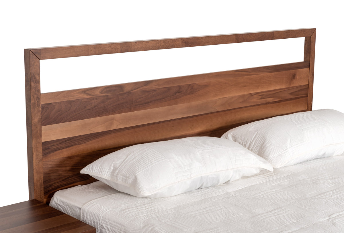 Queen Berlin Modern Walnut Bedroom Set