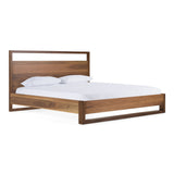 Berlin Modern Walnut Bed